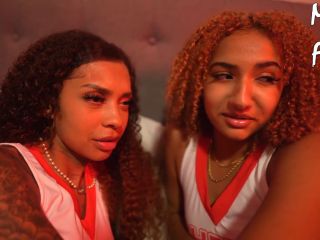 2 Teen Cheerleaders Get A Scary Surprise  Get Dicked Down Like They Need To Be 1080p-1