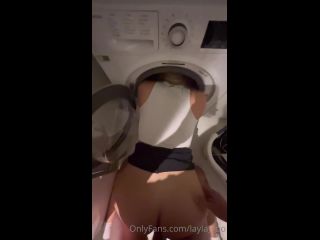 Onlyfans - Lilylanes Stuck In Washing Machine Sex Video Leaked - Nude-7