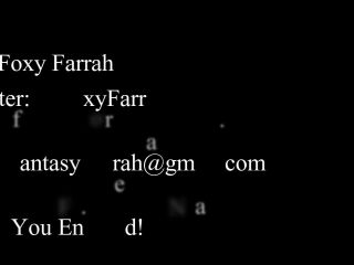 Foxy Farrah – Right into Your Mouth - Masturbation-1