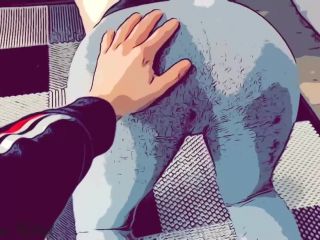 free porn clip 4 hitomi femdom femdom porn | Anime Girl Squirting and Takes Creampie after Workout in Yoga Pants | parody-1