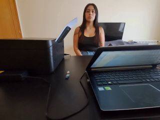 Latina Maid Signs Contract To Fuck 1 Minute Every Hour Until Her Boss Cums 1080p-2