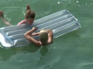 Cute girl gets fucked in the water Nudism!-5