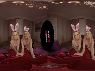 Two Emma Watson Bimbos Fuck with You In Threesome VR POV Po.-8