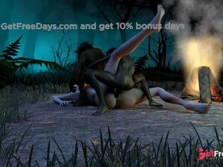 [GetFreeDays.com] Goblins Fuck a Slutty Elf by the Fire in the Forest Sex Film June 2023-1