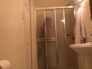Nice girl with perfect body taking shower. hidden cam-6