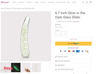 [GetFreeDays.com] Funzze Glow in the Dark Glass Dildo Unboxing Sex Leak June 2023-9