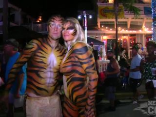 Fantasy Fest Live 2018 Week Street Festival Girls Flashing Boobs Pussy And Body Paint Public-3