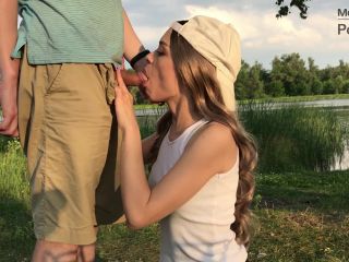 Extreme Passionate Blowjob in National Park, Oral Creampie - MonaCharm-1
