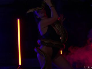 online xxx video 48 Dark Seduction, Angela White Fucks Under Neon Lights At Night,  on toys -1