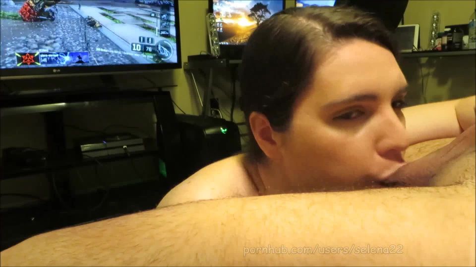 Does your GF do This Sucking his Balls while he Plays Cod ) 