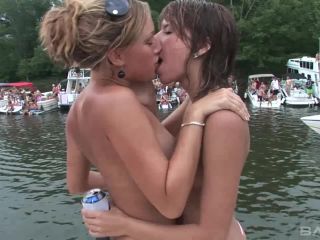 Teasing Turns Into Girl-On-Girl Sex Fest On The Party  Boat-9