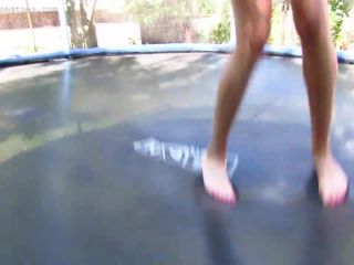 online xxx video 9 I Love Long Toes - Trampoline | femdom | lesbian girls young foot fetish-2