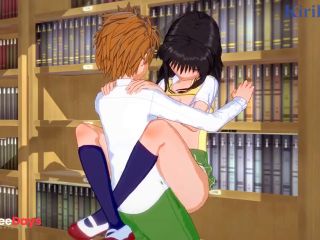 [GetFreeDays.com] Yui Kotegawa and Rito Yuki have intense sex in a deserted library. - To Love Ru Hentai Adult Leak January 2023-9