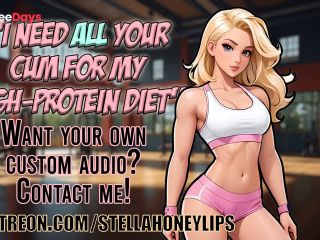 [GetFreeDays.com] A Muscle Girl Bimbo Needs Your Sperm For Her Cum Diet  Audio Roleplay Sex Clip February 2023-2