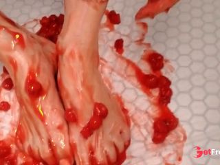 [GetFreeDays.com] Sploshing with Canned Cherries Porn Video May 2023-5