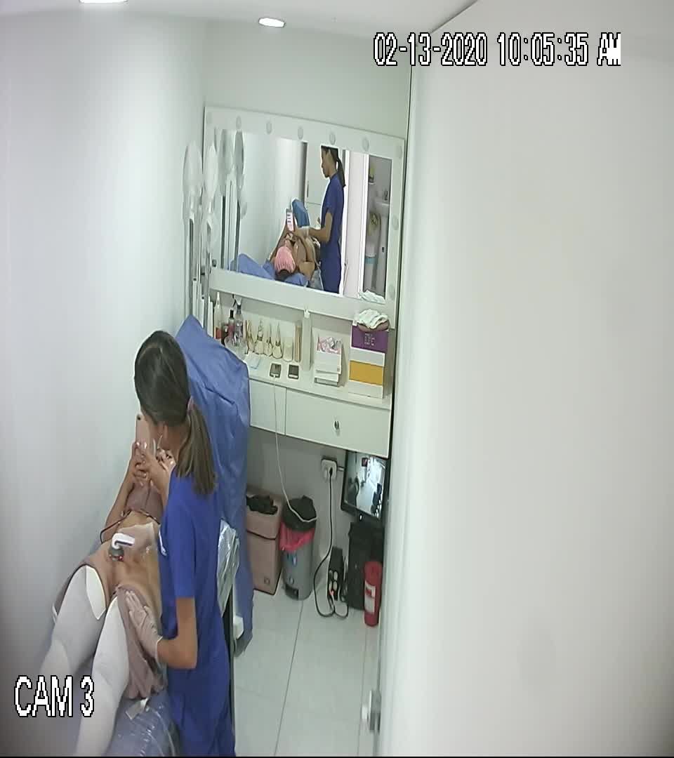 Voyeur - after oper procedure,  on voyeur 