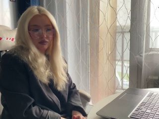 Blondessa - A misunderstanding with my tutor was resolved a hot fuck. - Big cock-0