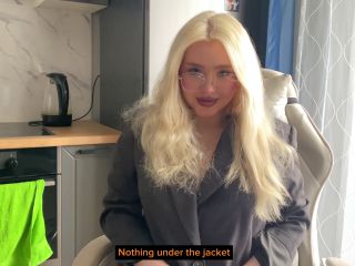 Blondessa - A misunderstanding with my tutor was resolved a hot fuck. - Big cock-2