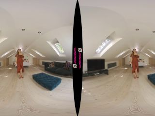 Classy British Lady Removes Her Dinner Dress & Watches You WANK (VR 180 -0