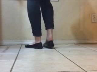 Booty4U Dipping And Dangling Black Flats - Dirty Feet-3