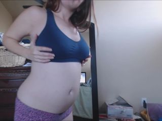 Exploring my pregnant body Massage!-1