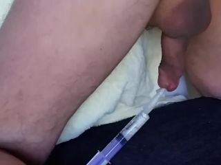 Unknown   Prostate milking with syringe vacuum plug-9