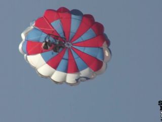 Naked parasailing on spring break-0