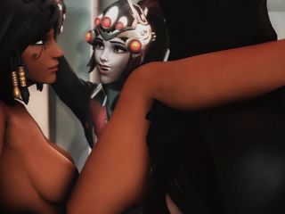 Pharah x Widow Overwatch-1