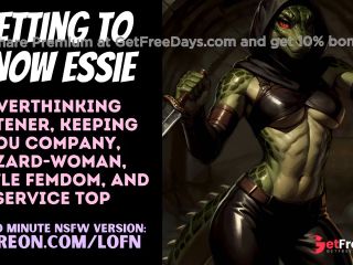 [GetFreeDays.com] F4A Getting to Know Essie - PATREON PREVIEW YUAN-TI MONSTER GIRL DND SCALIE FDOM RP Adult Clip April 2023-1