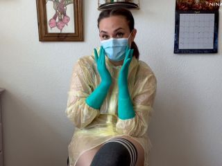 xxx clip 41 tongue fetish porn femdom porn | Nina Crowne – GF Cums with You While Wearing Mask Gloves | fetish-3