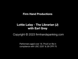 adult clip 10 Firm Hand Spanking – MP4/HD – Lottie Lalay – The Librarian – J/Missing books costs Lottie Lalay a bare bottom belting from Earl Grey (Nov 13, 2023), leg fetish porn on fetish porn -0