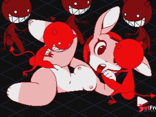 [GetFreeDays.com] Furry Cherry Bunny - Demon Hunter Sex Stream October 2022-7