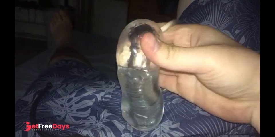 [GetFreeDays.com] Testing out my brand new pocket pussy I cum so hard my dick starts shivering... Porn Leak October 2022