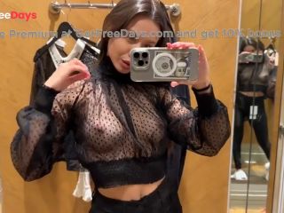 [GetFreeDays.com] See-through Try On Haul TransparentSee-through Lingerie  Very revealing Try On Haul at the Mall Sex Film October 2022-2