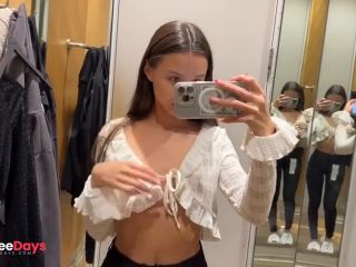 [GetFreeDays.com] See-through Try On Haul TransparentSee-through Lingerie  Very revealing Try On Haul at the Mall Sex Film October 2022-4