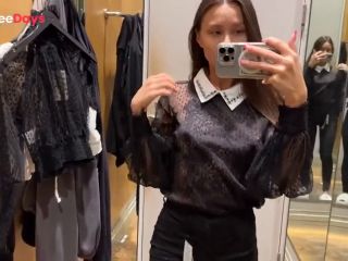 [GetFreeDays.com] See-through Try On Haul TransparentSee-through Lingerie  Very revealing Try On Haul at the Mall Sex Film October 2022-8