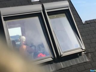 Big tits granny window  spy-2