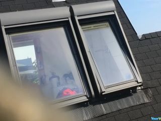 Big tits granny window  spy-5