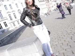 Julie Skyhigh, Pantyhose, Stockings, Leggings - Walking in Gent with jeans and So kate Louboutin [foot fetish]-8
