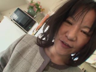 Sexy Japanese Granny In Pantyhose Sucks And Enjoys Cock.-1