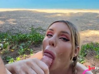 [GetFreeDays.com] Horny Blonde Tried Dick on the Beach for the First Time Sex Video October 2022-9