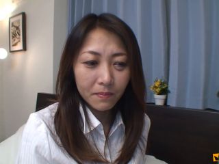 Japanese MILF Gets Her Hairy Pussy Satisfied With Toys By A Horny Guy-0