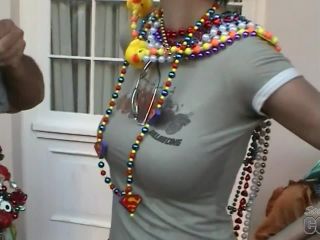 Classic Mardi Gras 2006 Mix Of Flashing And Contest In New Orleans SmallTits!-1