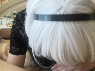 Oksifootjob - Nier Automata 2b Blowjob Porno Cosplay - oksifootjob - handjob porn -6