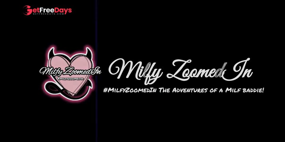 [GetFreeDays.com] Milfy ZoomedIn - Milfy fucks her tiny milf pussy with a MASSIVE black dildo. Porn Leak November 2022