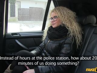 Frizzy Haired Blonde Gets A Mouthful of Cabbie Cock-3