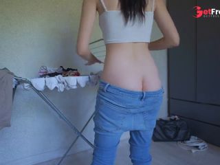 [GetFreeDays.com] Buttcrack Jeans While Cleaning Adult Clip November 2022-7