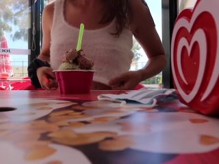 Vfghj Girl Public Masturbation At Ice Cream Shop-0