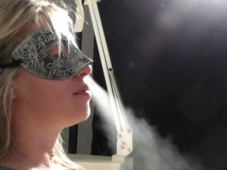 adult video clip 2 SmokingMania – Smoking a Saratoga 120s Menthol 2 - mask fetish - smoking one piece femdom-5