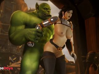 [GetFreeDays.com] Human Alliance Captain captured and fucked by Horde Orc Sex Clip July 2023-5